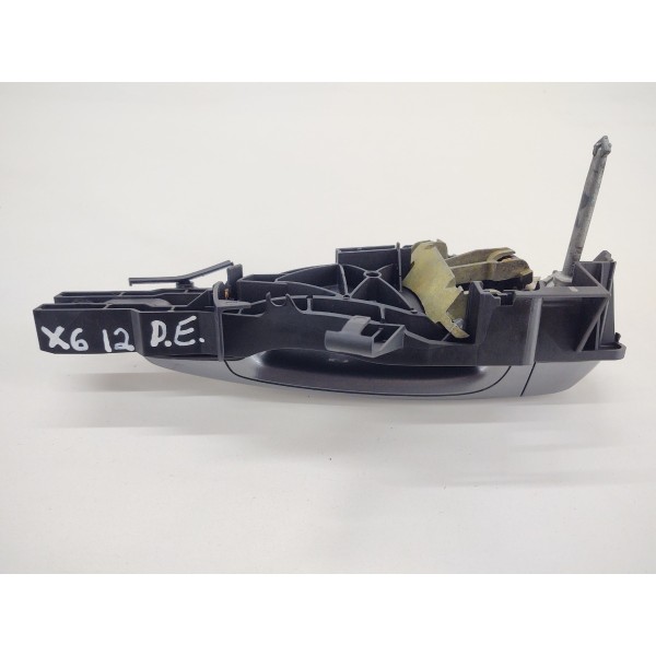 Maçaneta Externa Dianteira Esquerda Bmw X6 2012 Cinza Dianteira