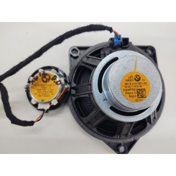 Auto Falante Porta Dianteiro Direito Bmw X6 2012 Preto