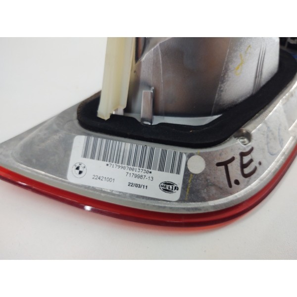 Lanterna Esquerda Tampa Traseira Bmw X6 2012 Esquerdo Vermelho