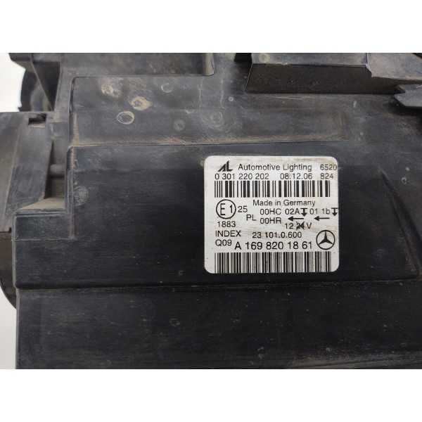 Farol Direito Mercedes B200 2007 A 2011 Direito