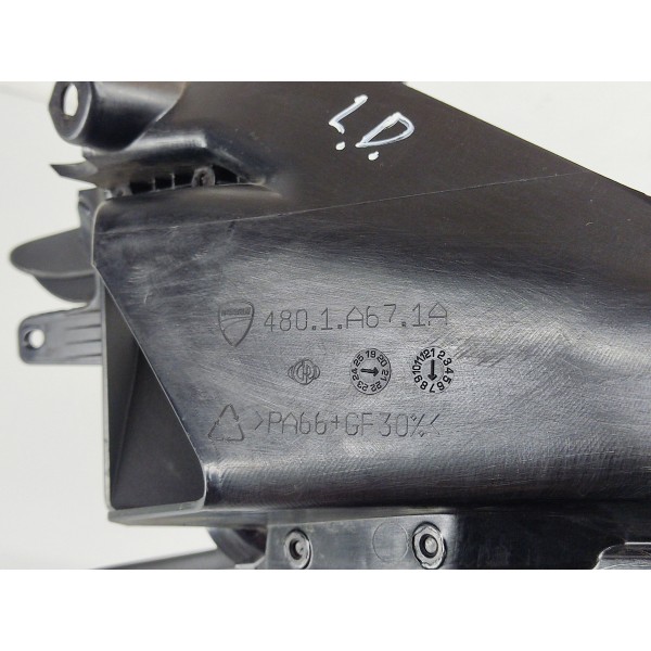 Carenagem Aba Lateral D. Ducati Streetfighter V4s 2022 Preto