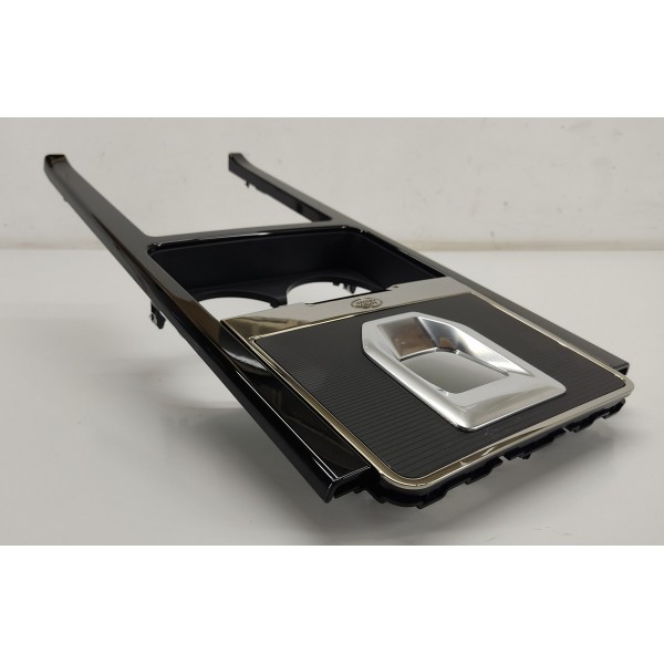 Acabamento Console Porta Copos Range Rover Evoque 2022 Preto