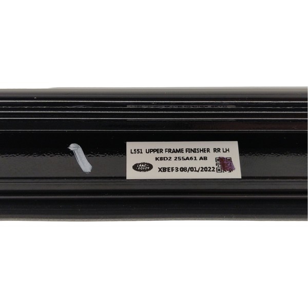 Borracha Vidro Porta T.e Range Rover Evoque 2022 Preto