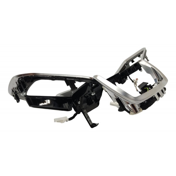 Acabamento Moldura Volante Range Rover Evoque 2022 P8d23f563 Preto N