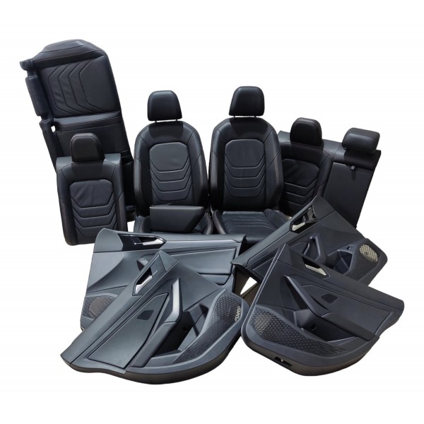 Jogo Banco Forro Completo Vw Jetta Gli 230cv 2019  Preto