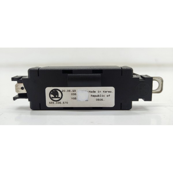 Modulo Amplificador Antena Vw Jetta Gli 230cv 2019 5e5035570 Preto