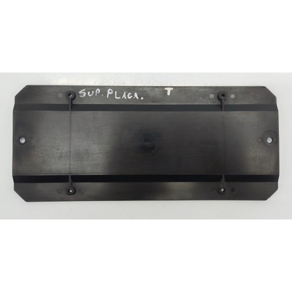 Suporte Placa Traseira Vw Jetta Gli 230cv 2019 Preto