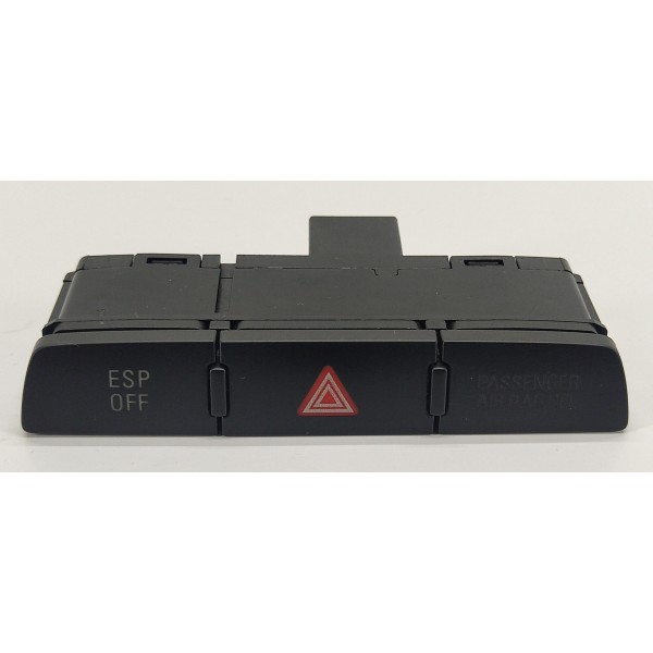 Botão Pisca Alerta Audi Q7 3.6 Vr6 2010 4l1927137 Preto