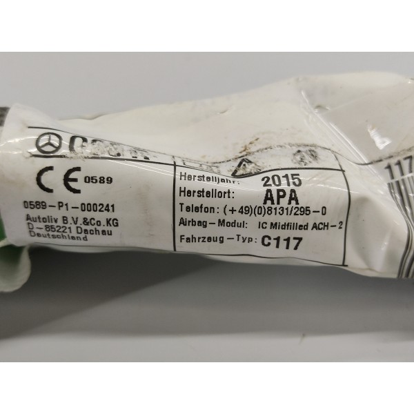 Cortina Impacto Colisao Teto L.d Mercedes Cla 45 Amg 2016