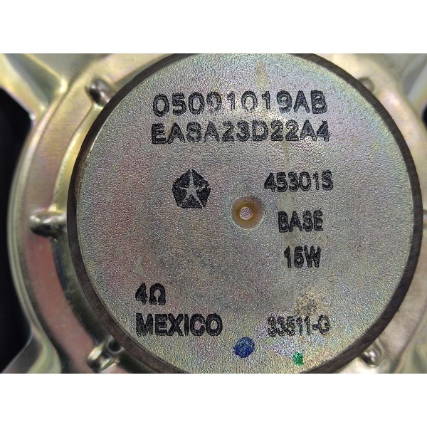 Auto Falante Porta Fiat Freemont 2.4 2011 05091019ab Preto