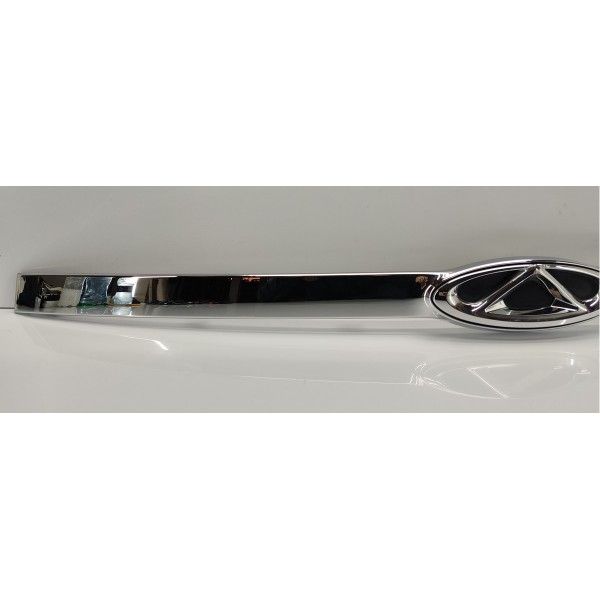 Friso Moldura Tampa Traseira Chery Tiggo 2 1.5 2018 Preto