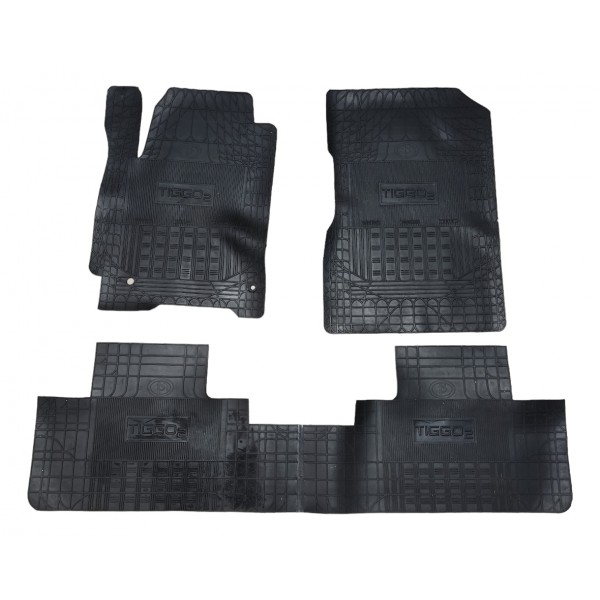 Jogo Tapete Chery Tiggo 2 1.5 2018 Preto
