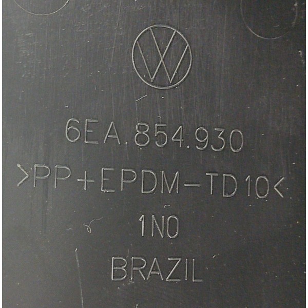 Proteção Defletor Para Choque Traseiro Nivus Highline 2022 Preto