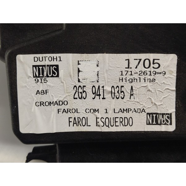 Farol Esquerdo Nivus Highline 2022 2g5941035 Esquerdo