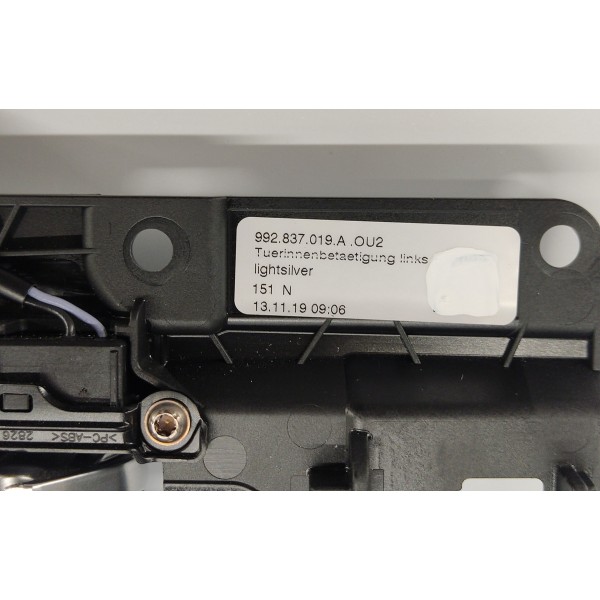 Maçaneta Interna D.e Porsche 911 Carrera S 2021 992837019a Dianteira