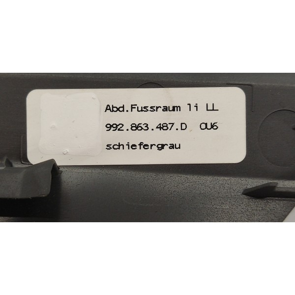 Acabamento Esquerdo Console Porsche 911 Carrera S 2021