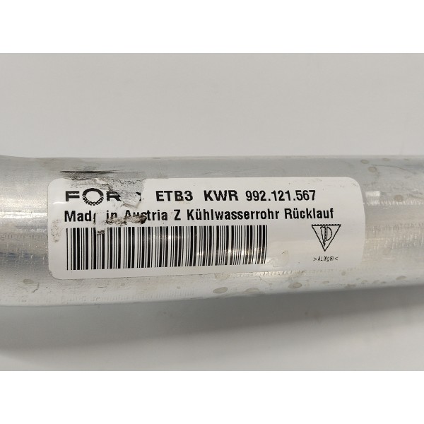 Tubo Refrigeração Motor Porsche 911 Carrera S 21 992121567