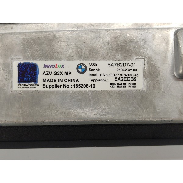 Painel Instrumento Tela Multimidia Bmw G20 Msport 320i 2024 Preto