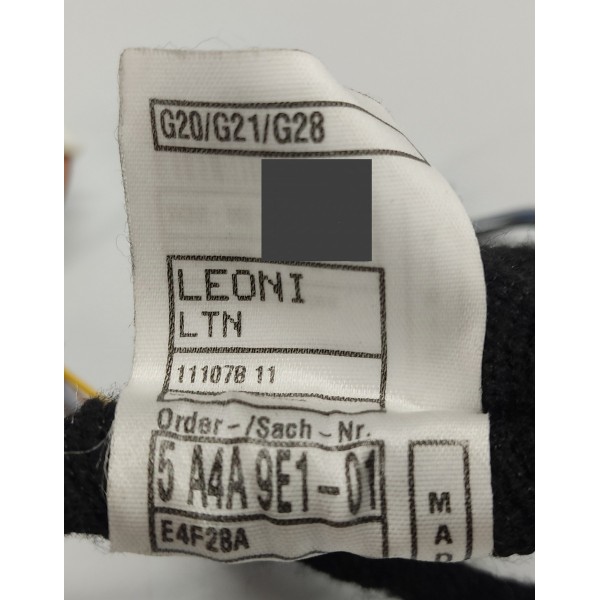 Chicote Forro Porta D.e Bmw G20 Msport 320i 2024 5a4a9e1