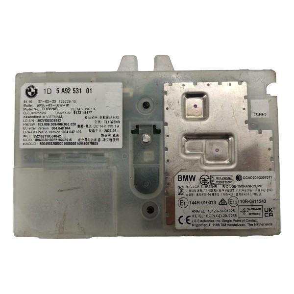 Modulo Antena Bmw 320i Msport G20 2024 5a9253101 Branco