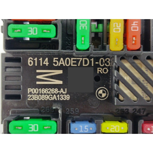 Caixa Fusível Bmw 320i G20 Msport 2024 5a0e7d1