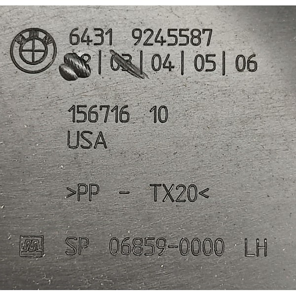 Suporte Filtro Ar Condicionado Bmw X6 V8 2015