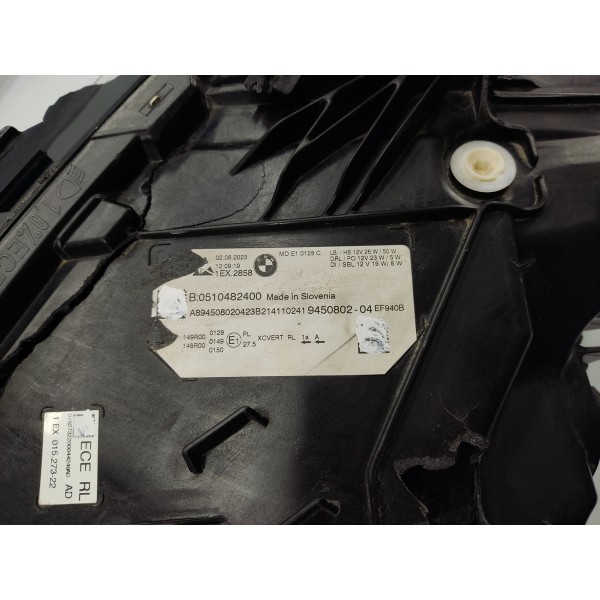 Farol Direito Com Detalhes Bmw G20 320i 2024 Direito/passageiro