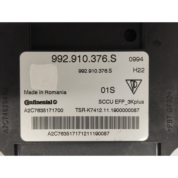 Modulo Controle Porsche 911 Carrera 2021 992910376s