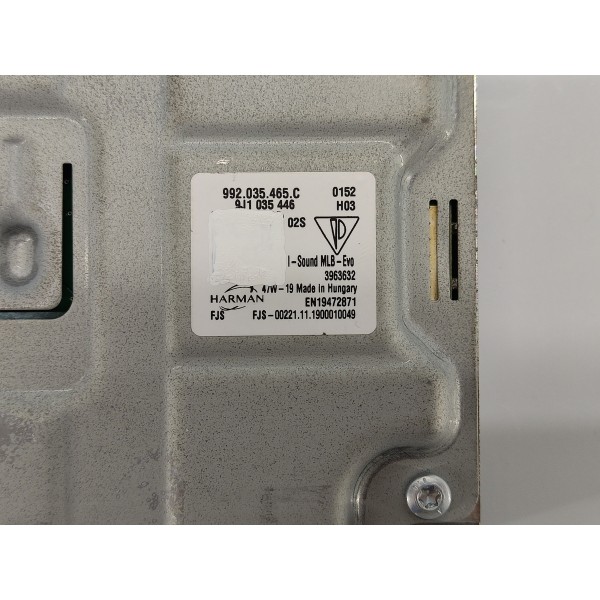 Modulo Amplificador Porsche 911 Carrera 2021 992035465c Prateado