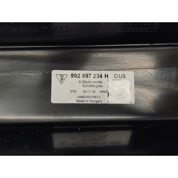 Acabamento Coluna Para Brisa D.d Porsche 911 Carrera 2021