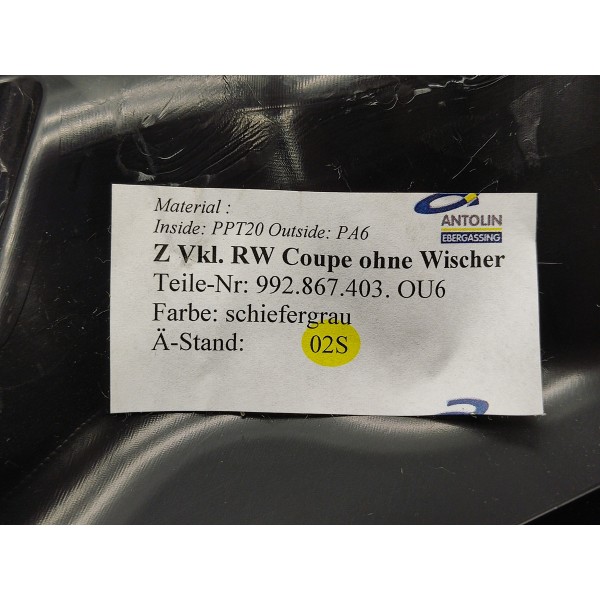 Acabamento Traseiro Porsche 911 Carrera 2021 992867403