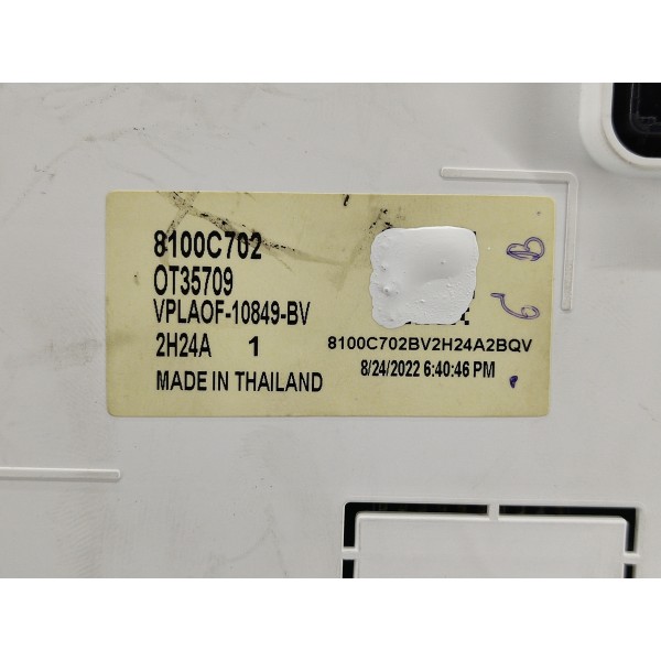 Painel Instrumento Pajero Sport 2022 2.4 Hpe 8100c702 Preto