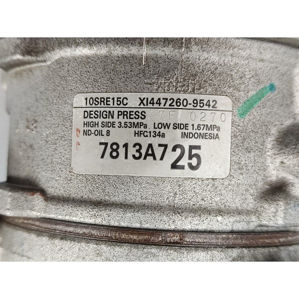 Compressor Ar Condicionado Pajero Sport 2022 2.4 Hpe