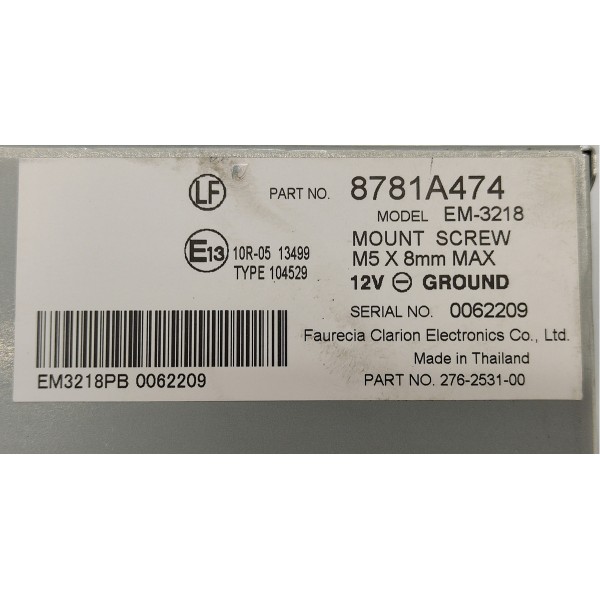 Modulo Camera 4x4 Pajero Sport 2022 2.4 Hpe 8781a474