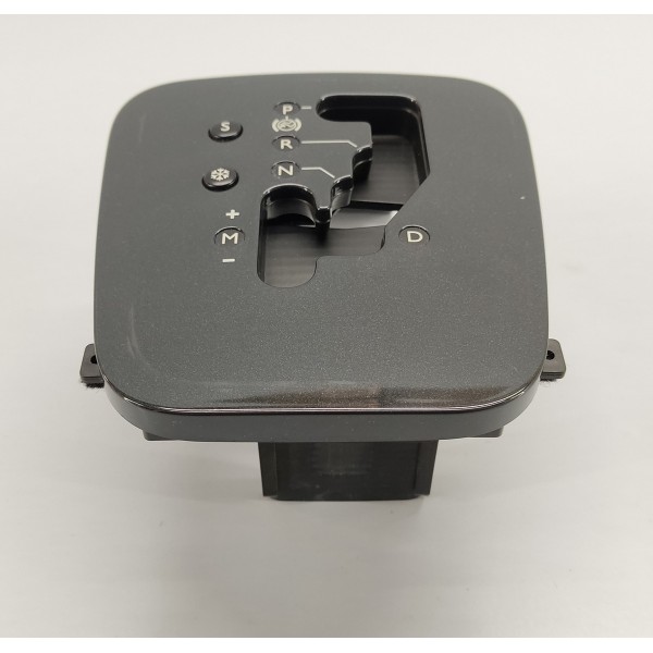 Moldura Alavanca Cambio Peugeot 3008 1.6 Thp 2014 Preto