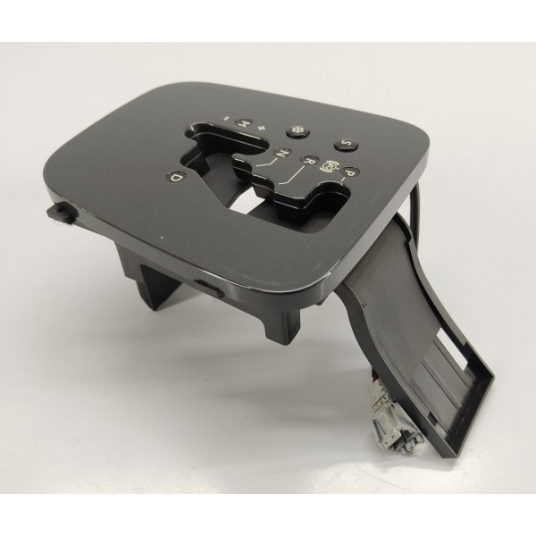 Moldura Alavanca Cambio Peugeot 3008 1.6 Thp 2014 Preto