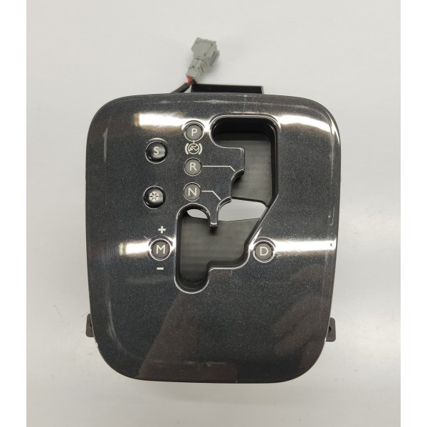 Moldura Alavanca Cambio Peugeot 3008 1.6 Thp 2014 Preto