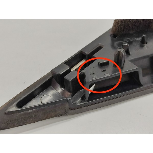 Acabamento Externo Retrovisor L.d Painel Peugeot 3008 2014 Preto