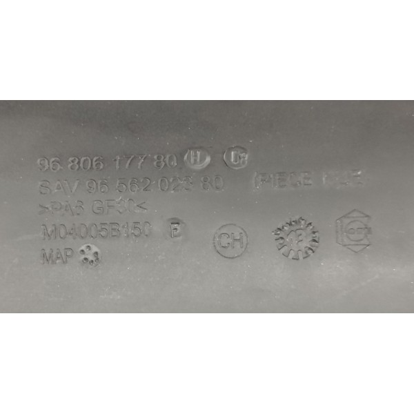 Mangueira Intercooler Peugeot 3008 1.6 Thp 2014 9680617780 - Preto