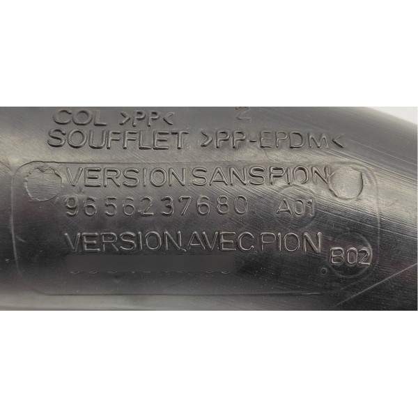 Mangueira Duto Filtro Ar Peugeot 3008 1.6 2014 9656237680 Preto