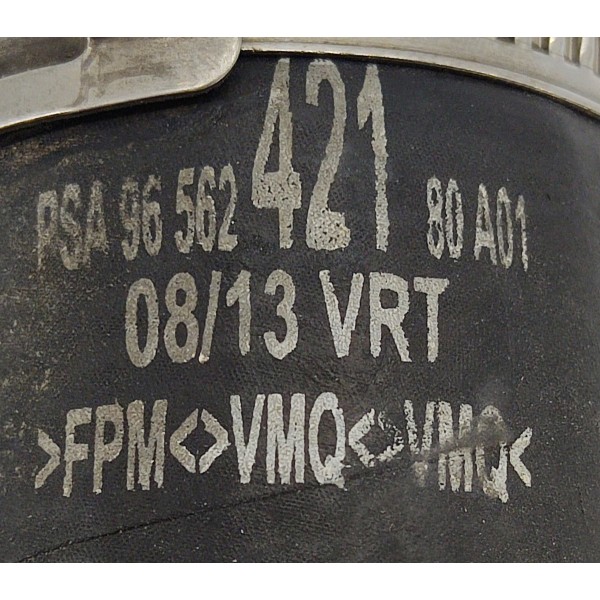 Mangueira Conexão Intercooler Peugeot 3008 1.6 Thp 2014 Preto