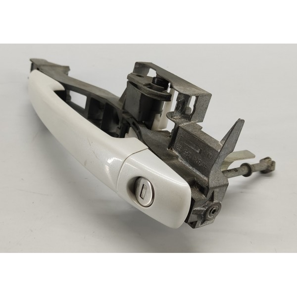 Maçaneta Externa D.e Peugeot 3008 1.6 Thp 2014 9688668180 Branco Dianteira