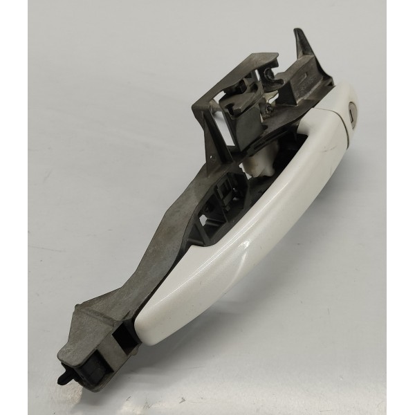Maçaneta Externa D.e Peugeot 3008 1.6 Thp 2014 9688668180 Branco Dianteira