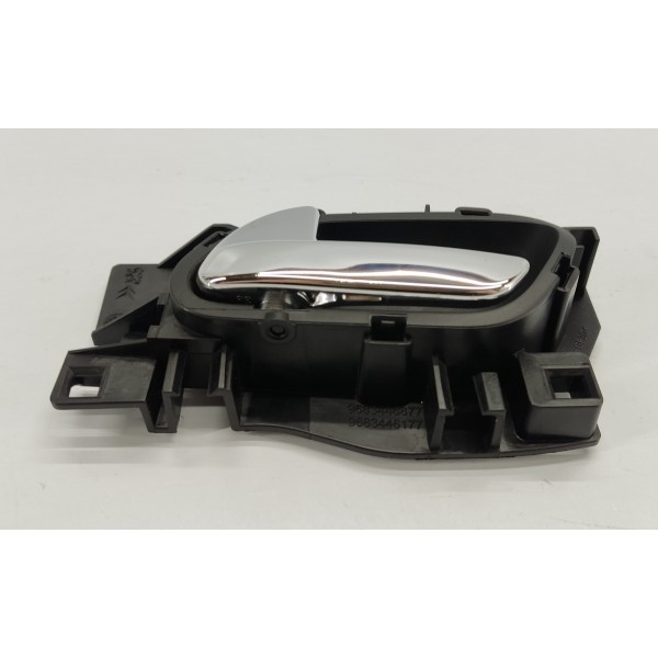 Maçaneta Interna T.e Peugeot 3008 1.6 Thp 2014 1905002 Prateado Traseira