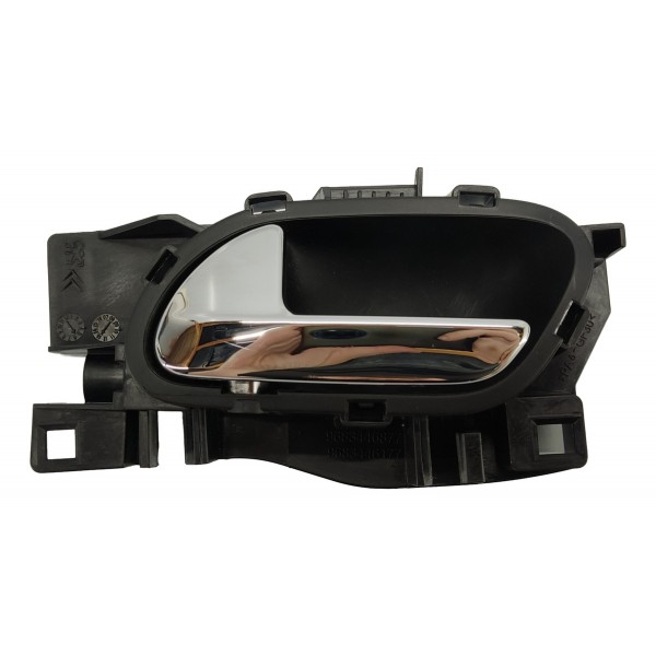 Maçaneta Interna T.e Peugeot 3008 1.6 Thp 2014 1905002 Prateado Traseira