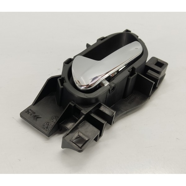 Maçaneta Interna D.e Peugeot 3008 1.6 Thp 2014 9683446877 Prateado Dianteira