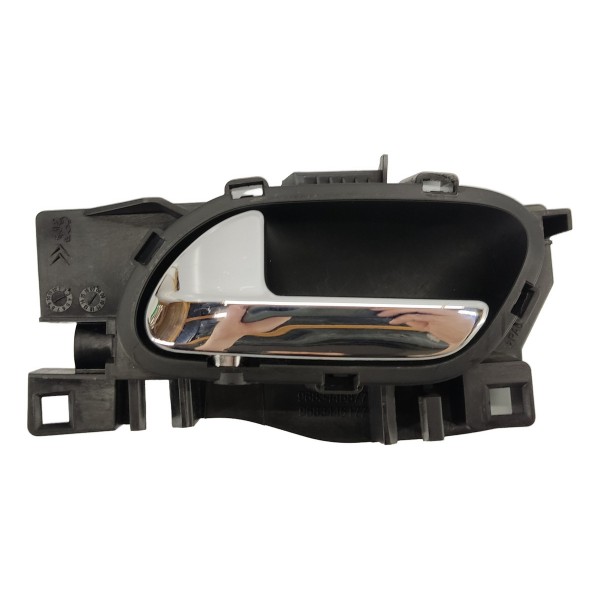 Maçaneta Interna D.e Peugeot 3008 1.6 Thp 2014 9683446877 Prateado Dianteira