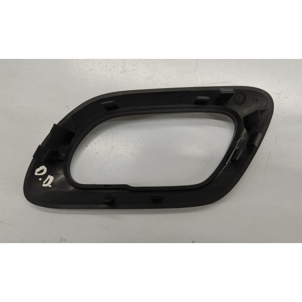 Moldura Maçaneta Interna D.d Peugeot 3008 1.6 Thp 2014 Preto Dianteira