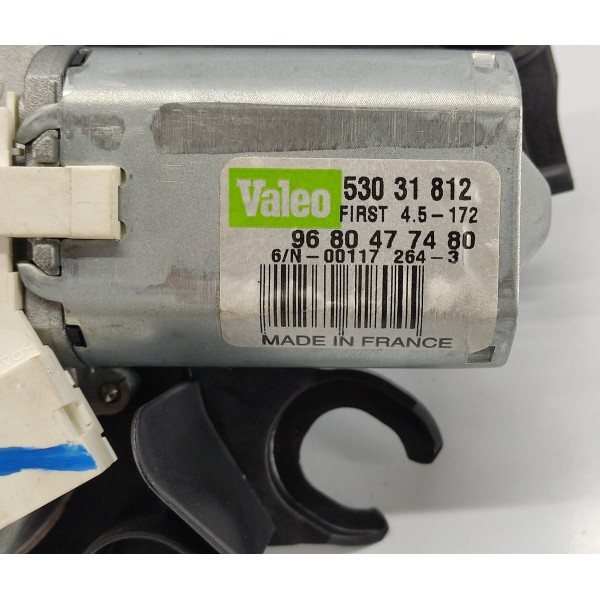 Motor Limpador Tampa Traseira Peugeot 3008 1.6 Thp 2014