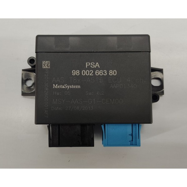 Sensor Estacionamento Peugeot 3008 1.6 Thp 2014 9800266380 Preto